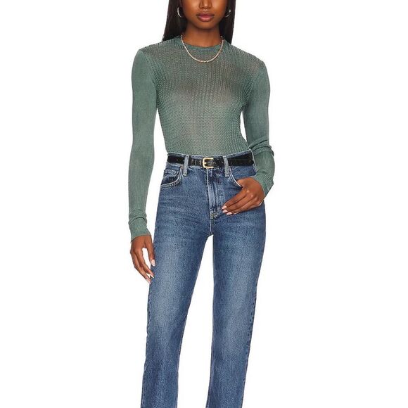 Free People H20 Crew Pullover in Jaded - Picture 1 of 6